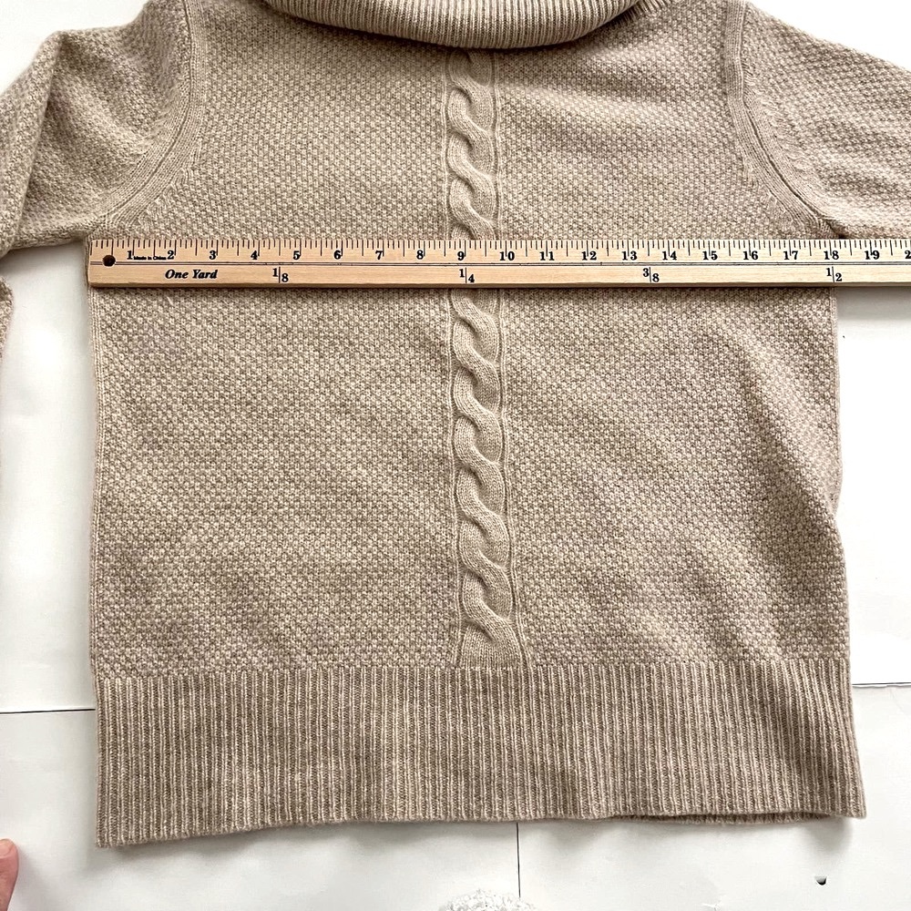 MAX MARA NETTARE LUXE CASHMERE PULLOVER SWEATER NEUTRAL COWL NECK WOMEN SZ SMALL - Picture 12 of 16